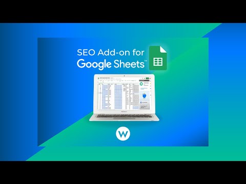 How To Use SEO Add-on for Google Sheets™️by WordLift